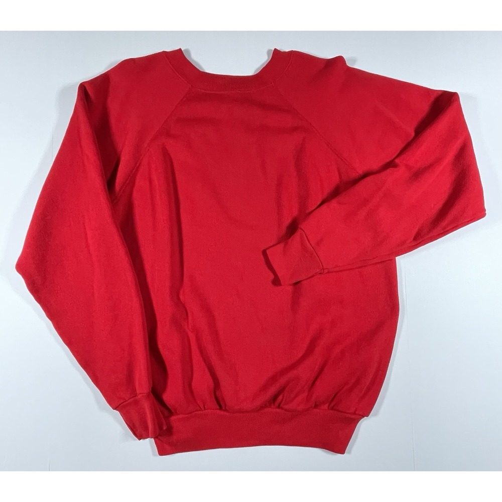 Vintage Pannill Sweatshirt Men's XL Blank Red Crewneck Pullover Made in USA